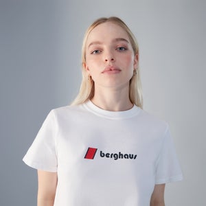 Women's Crop Short Sleeve Tee - White