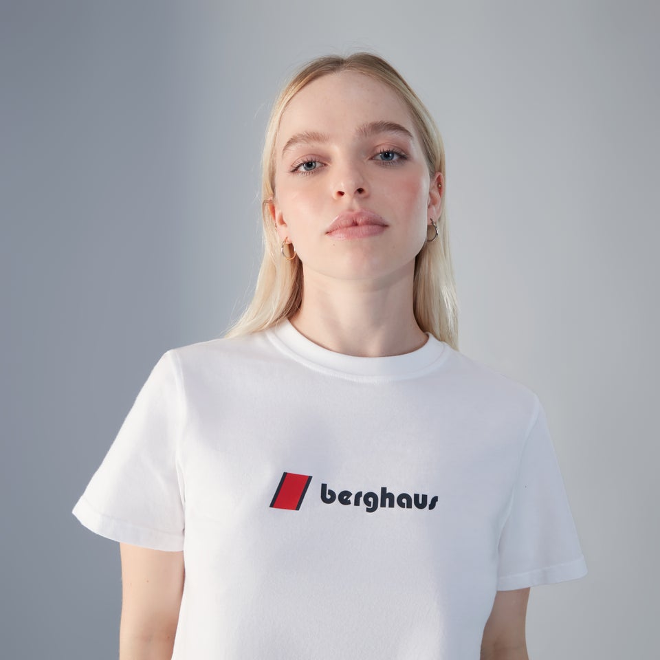 Women's Crop Short Sleeve Tee - White