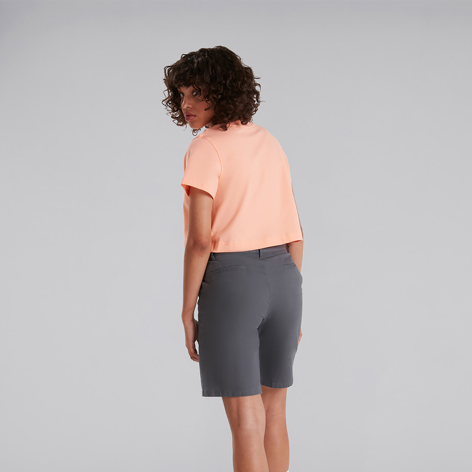 Women's Crop Short Sleeve Tee - Pink