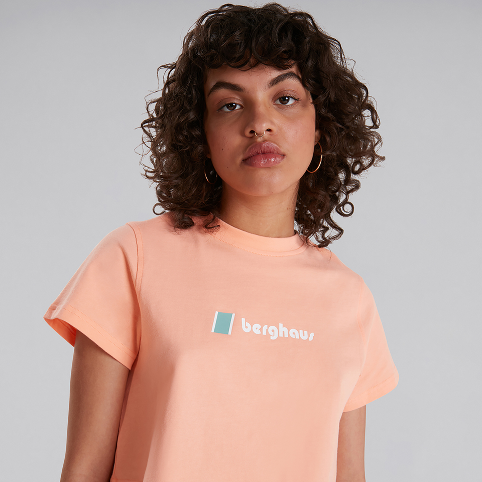Women's Crop Short Sleeve Tee - Pink