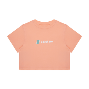 Women's Crop Short Sleeve Tee - Pink
