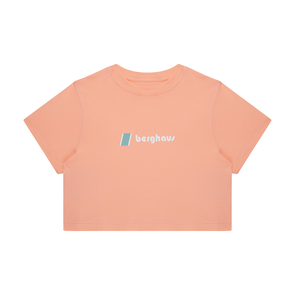 Women's Crop Short Sleeve Tee - Pink