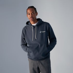 Unisex Heritage Back Print Hoody - Blue