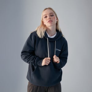 Unisex Heritage Back Print Hoody - Blue
