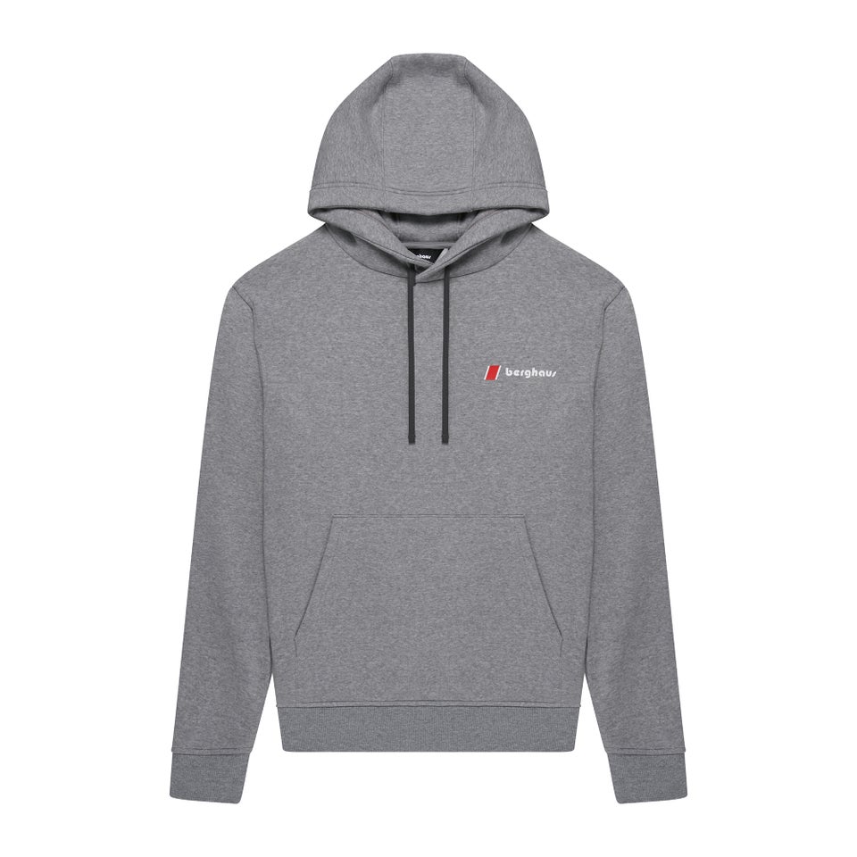 Unisex Heritage Back Print Hoody - Grey
