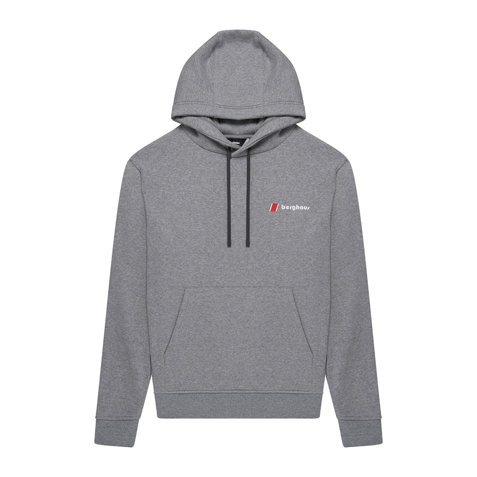 Unisex Heritage Back Print Hoody - Grey