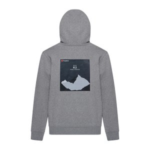 Unisex Heritage Back Print Hoody - Grey