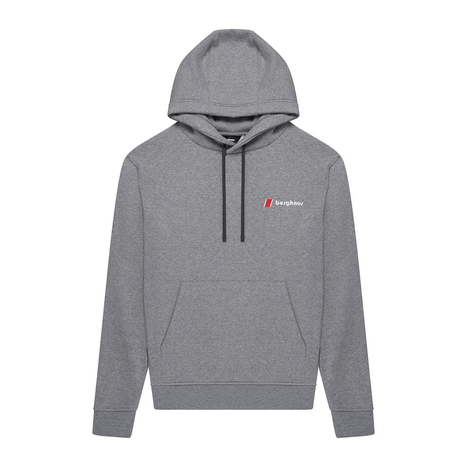 Unisex Heritage Back Print Hoody - Grey