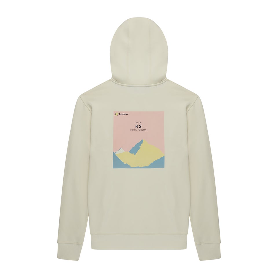 Unisex Heritage Back Print Hoody - Yellow