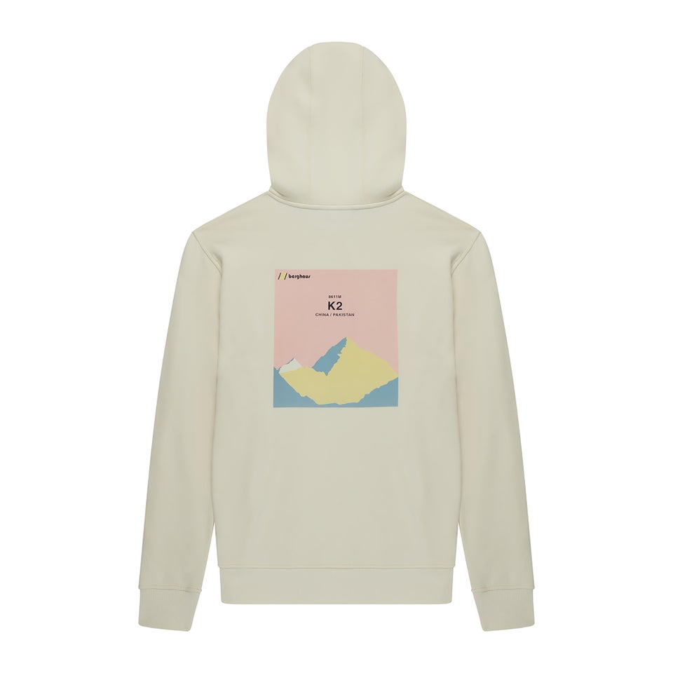 Unisex Heritage Back Print Hoody - Yellow