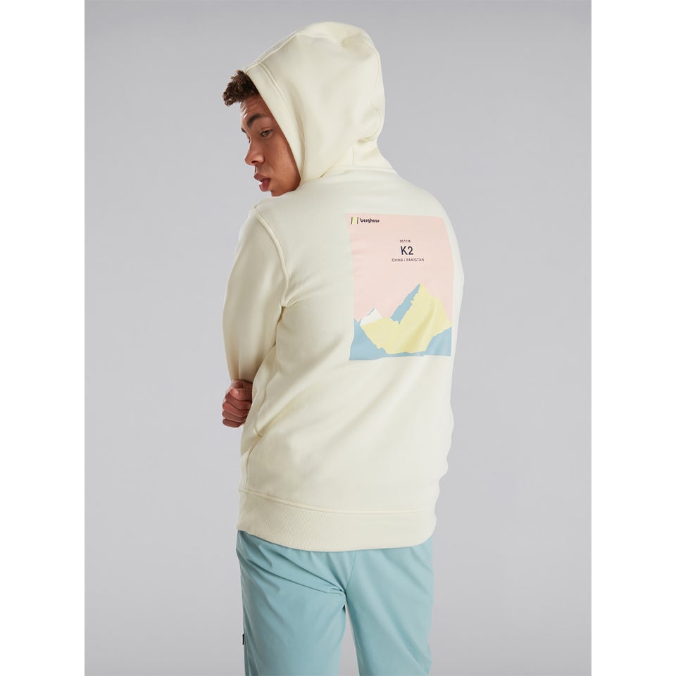 Unisex Heritage Back Print Hoody - Yellow