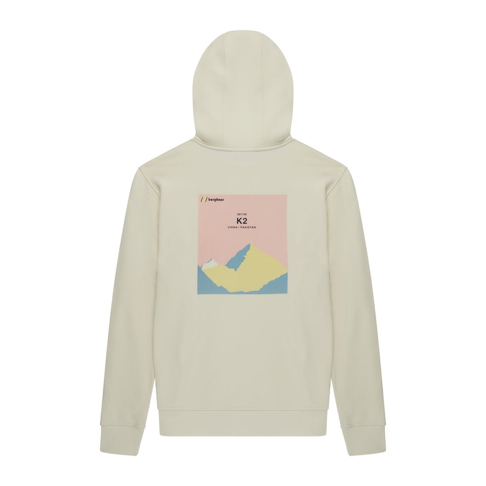 Unisex Heritage Back Print Hoody - Yellow