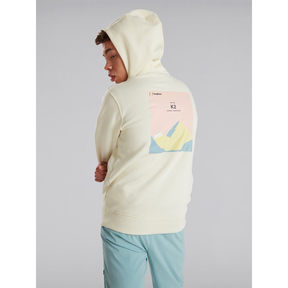 Unisex Heritage Back Print Hoody - Yellow