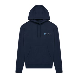 Unisex Heritage Back Print Hoody - Blue