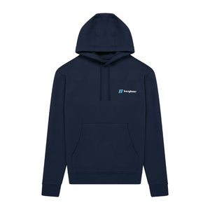 Unisex Heritage Back Print Hoody - Blue