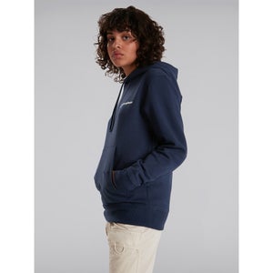 Unisex Heritage Back Print Hoody - Blue