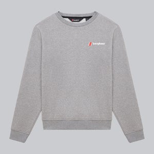 BERGHAUS HERITAGE BACK PRINT CREW AU DKGRY/DKGRY