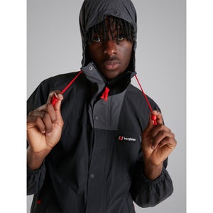 Unisex Windbreaker 21 Jacket - Black/ Grey