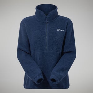 Hawksker Half Zip Fleece für Damen - Dunkelblau