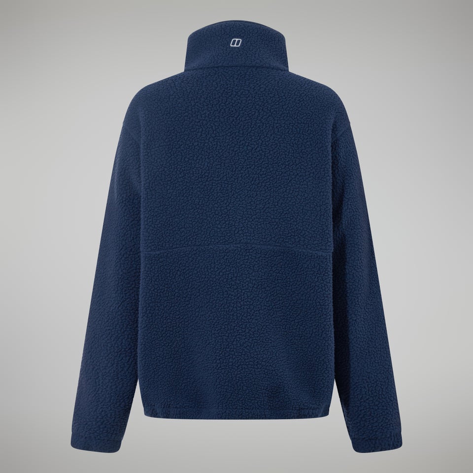 Hawksker Half Zip Fleece für Damen - Dunkelblau