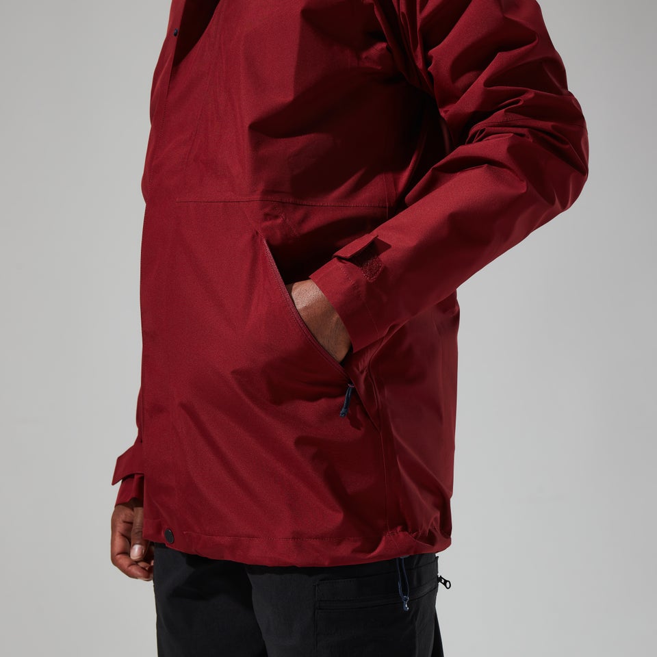 Men's Charn Shell Gore-Tex Jacket - Dark Red