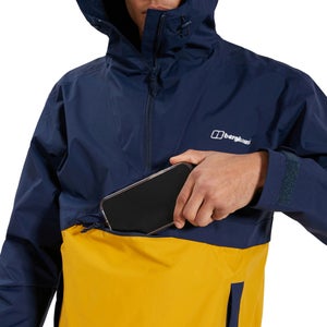 Men's Vestment Smock - Dark Blue / Brown