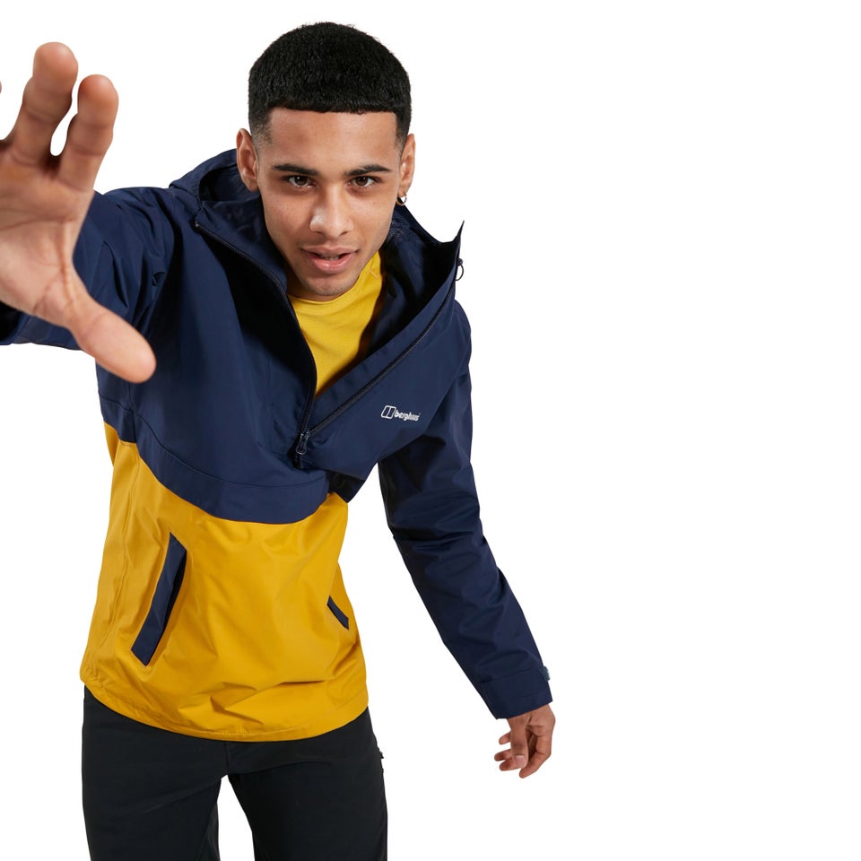 Men's Vestment Smock - Dark Blue / Brown