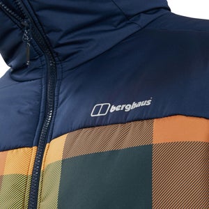 Men's Komatiite Insulated Jacket - Blue / Brown