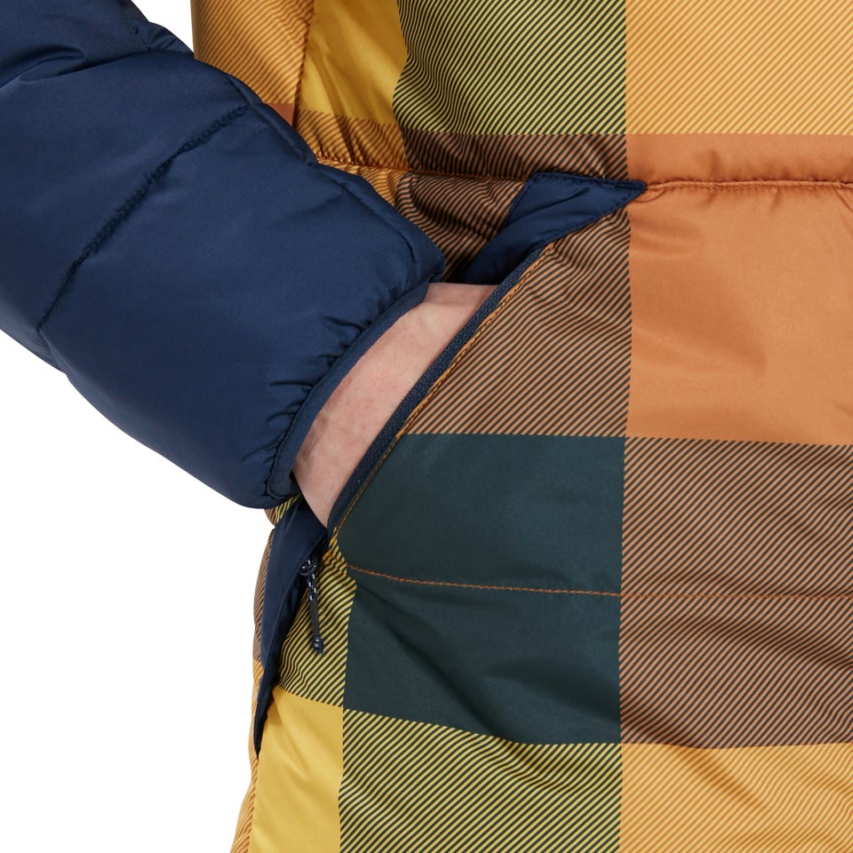 Men's Komatiite Insulated Jacket - Blue / Brown