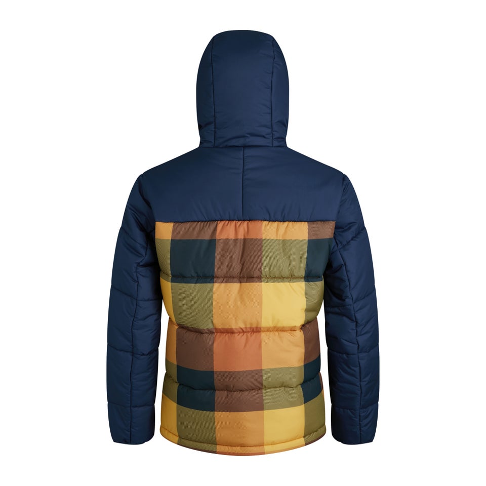 Men's Komatiite Insulated Jacket - Blue / Brown