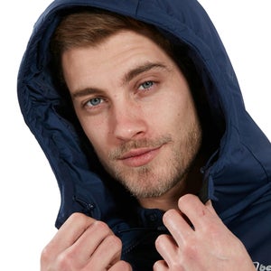 Men's Komatiite Insulated Jacket - Blue / Brown