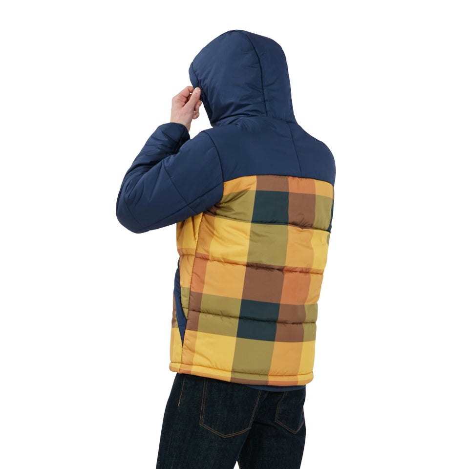 Men's Komatiite Insulated Jacket - Blue / Brown