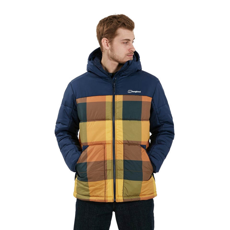 Men's Komatiite Insulated Jacket - Blue / Brown