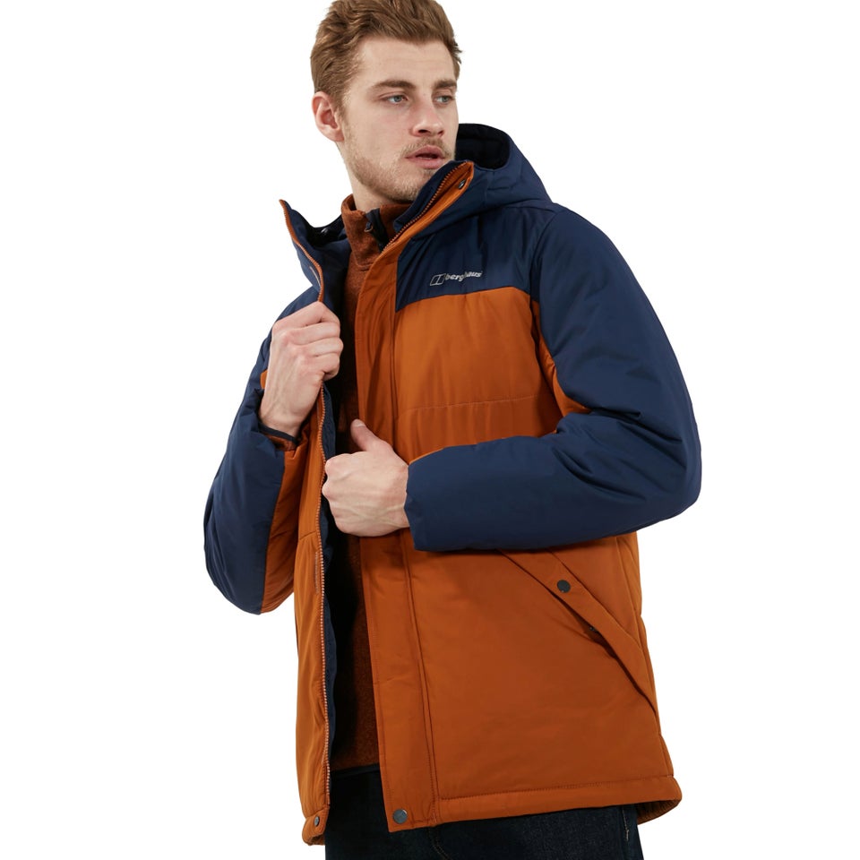 Men's Pole 21 Insulated Jacket - Brown / Blue