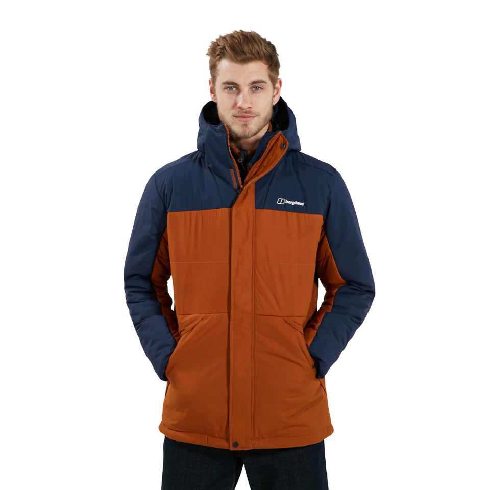 Men's Pole 21 Insulated Jacket - Brown / Blue