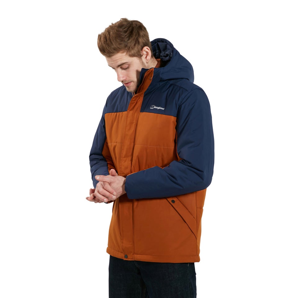 Men's Pole 21 Insulated Jacket - Brown / Blue