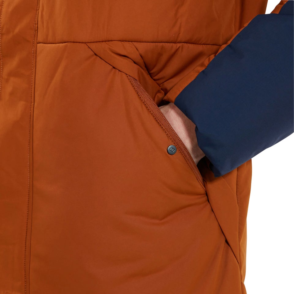 Men's Pole 21 Insulated Jacket - Brown / Blue