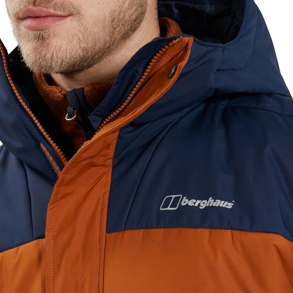 Men's Pole 21 Insulated Jacket - Brown / Blue