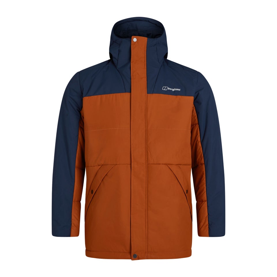 Men's Pole 21 Insulated Jacket - Brown / Blue
