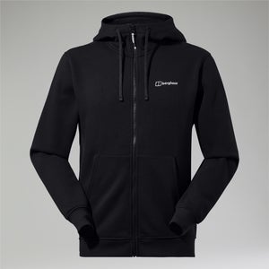 Men's Logo Full Zip Hoody Black
