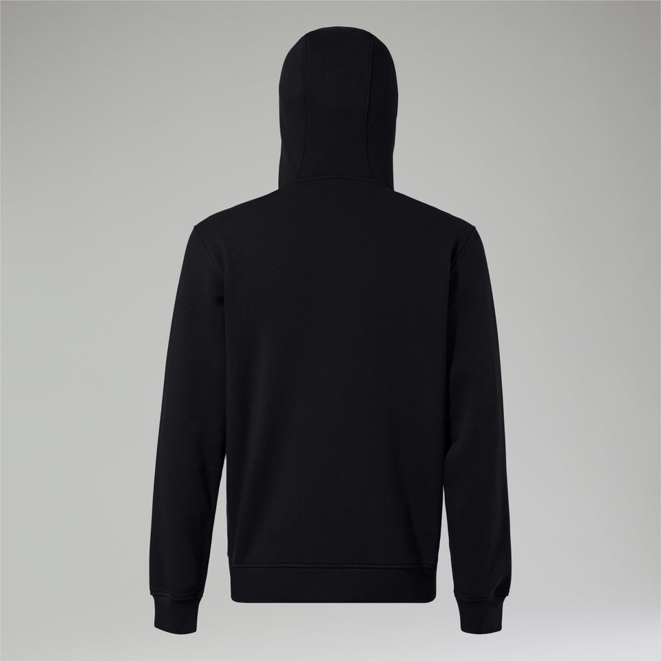 Men's Logo Full Zip Hoody Black