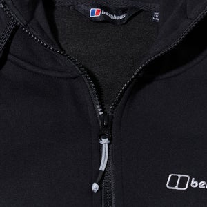 Men's Logo Full Zip Hoody Black