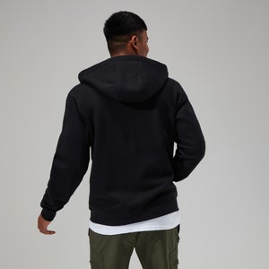 Men's Logo Full Zip Hoody Black
