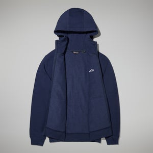 Logo Full Zip Hoodie für Herren - Dunkelblau