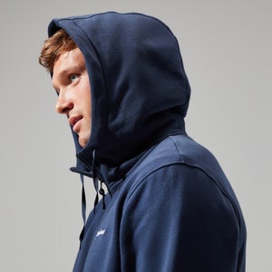 Logo Full Zip Hoodie für Herren - Dunkelblau