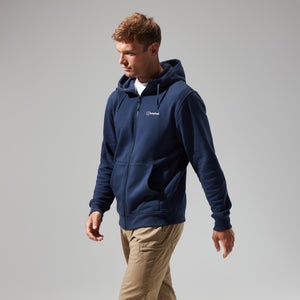 Logo Full Zip Hoodie für Herren - Dunkelblau