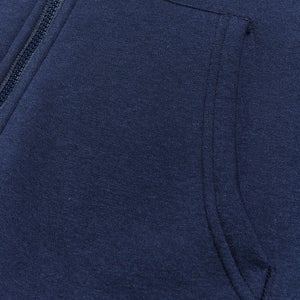 Logo Full Zip Hoodie für Herren - Dunkelblau