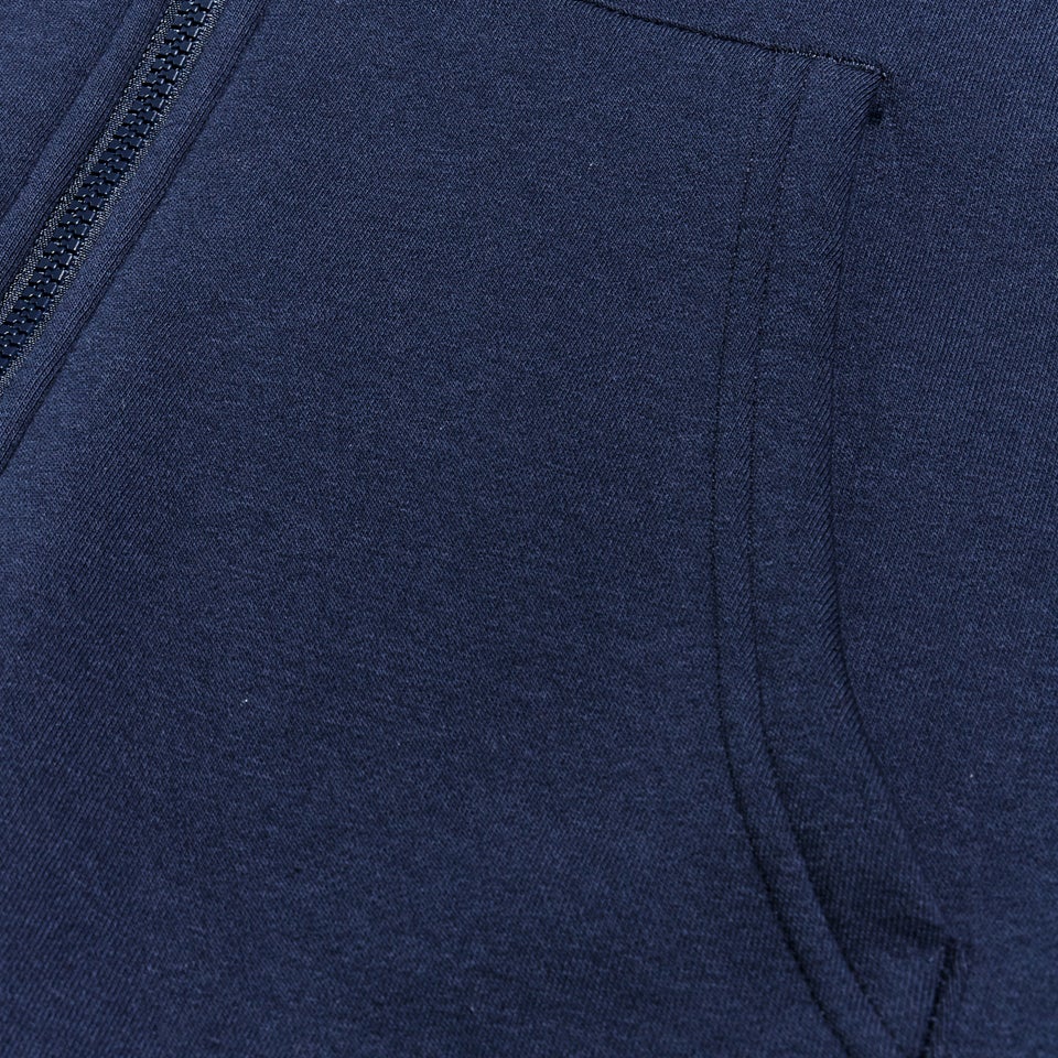 Logo Full Zip Hoodie für Herren - Dunkelblau