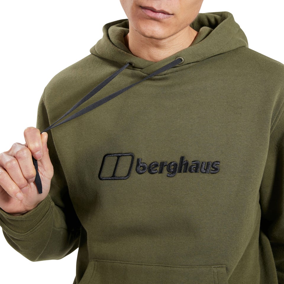 Men's Logo Hoody Dark Green