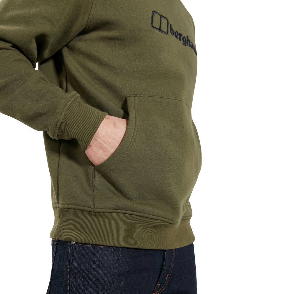 Men's Logo Hoody Dark Green